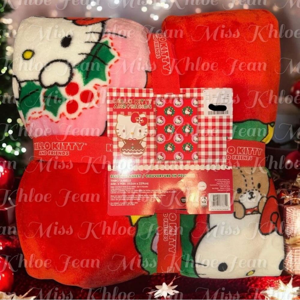 - Hello Kitty Christmas Blanket